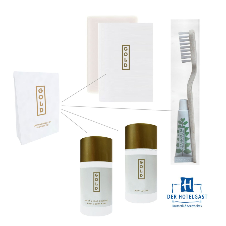 One-Night-Set »GOLD« in Kartonage